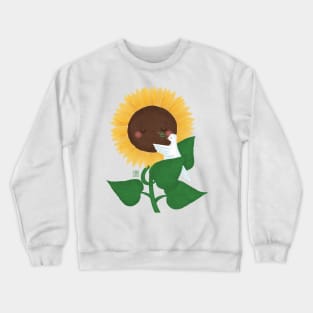 Sunflower and dove Crewneck Sweatshirt